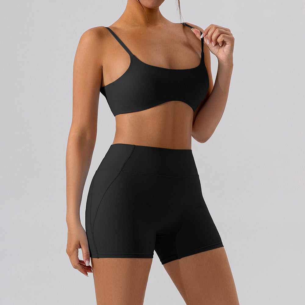 315# AL Women Yoga Bra And Shorts Set