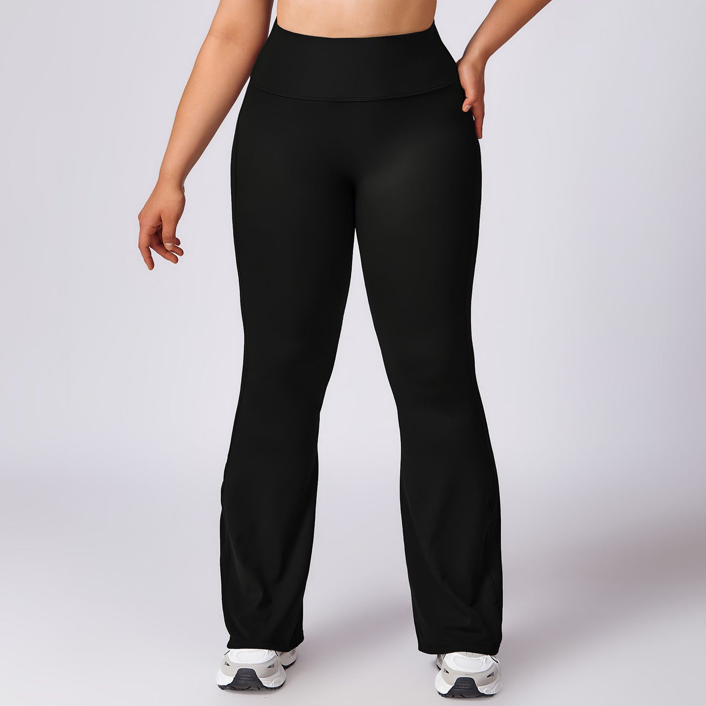 L3057# Women Large Size Yoga Bell Botton Pants