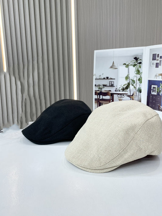 L3443# GX Unisex Cotton and Linen Berets