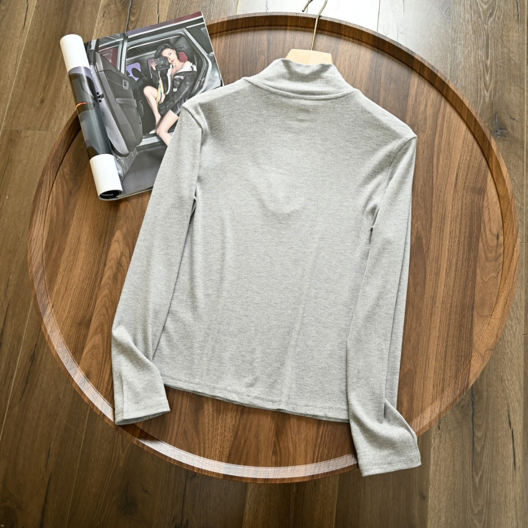 L3466# GX Women Stand-Neck Long-Sleeved shirts