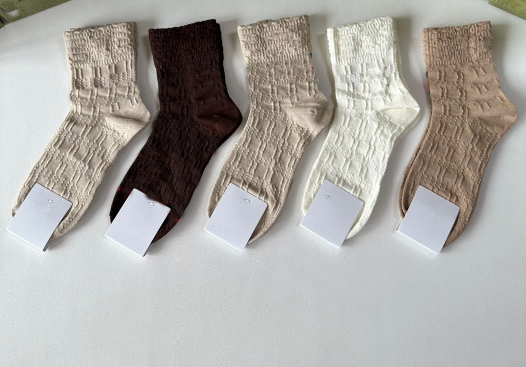 E3447# Unisex Socks 5Pairs/Set