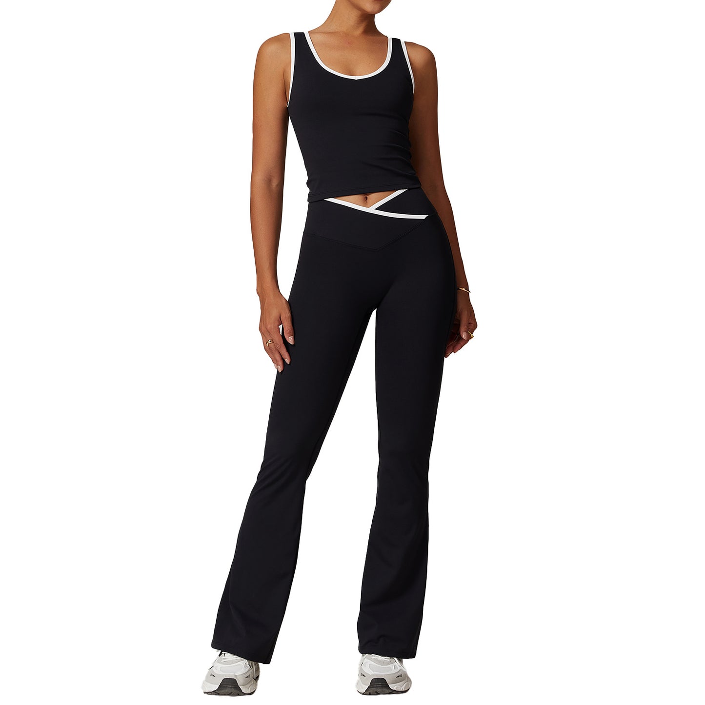 537# A Women Yoga Tank Pants Set