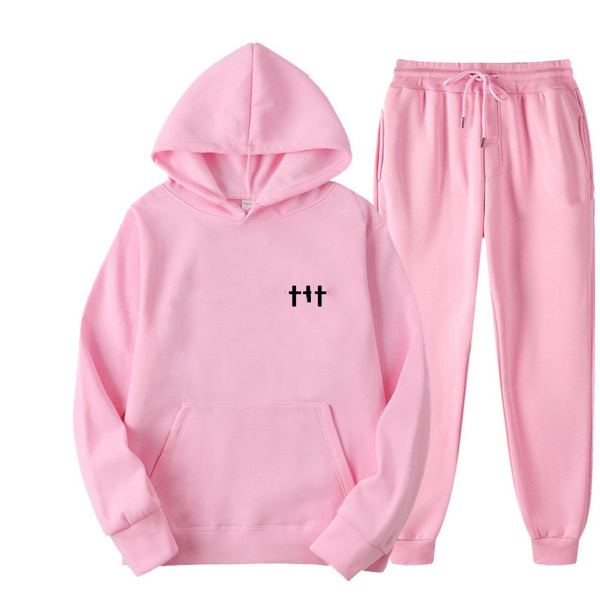 3182#  hoodies pants set