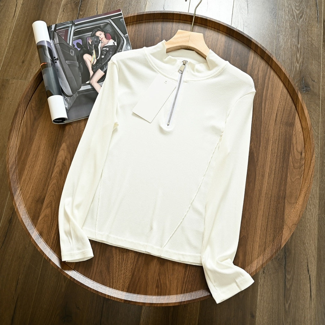 L3466# GX Women Stand-Neck Long-Sleeved shirts