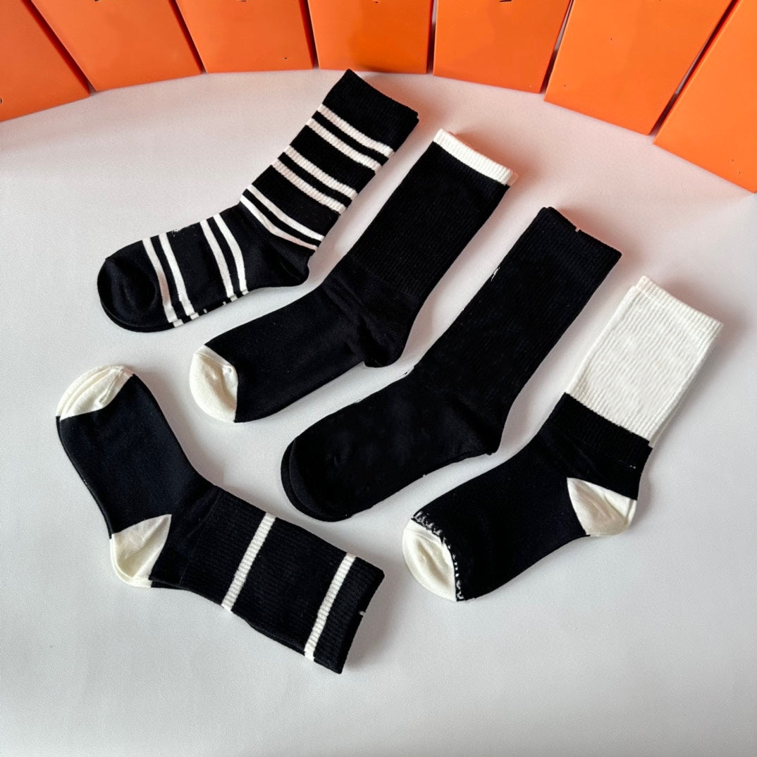 E3414# Unisex Socks 5Pairs/Set