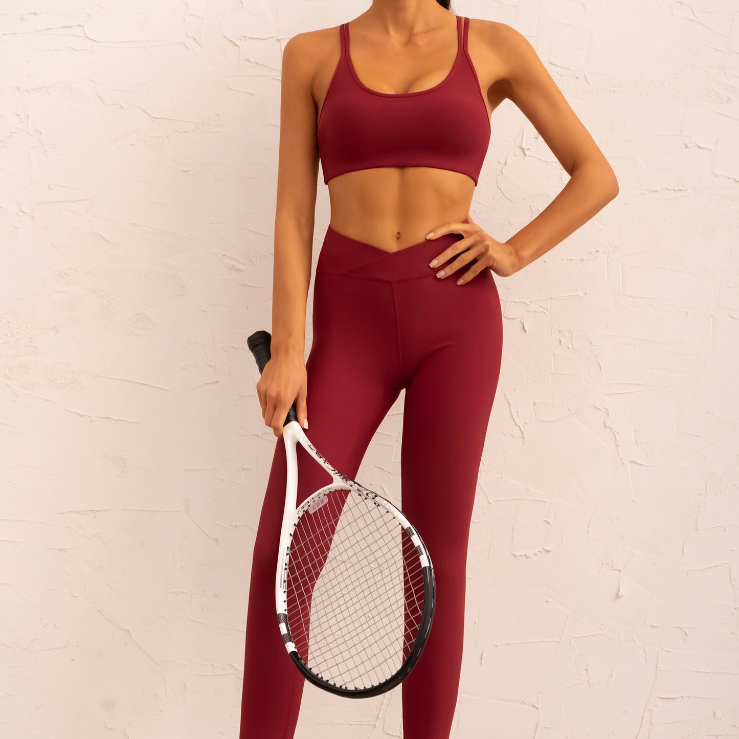 L2822#  Women Yoga Bra Pants Set