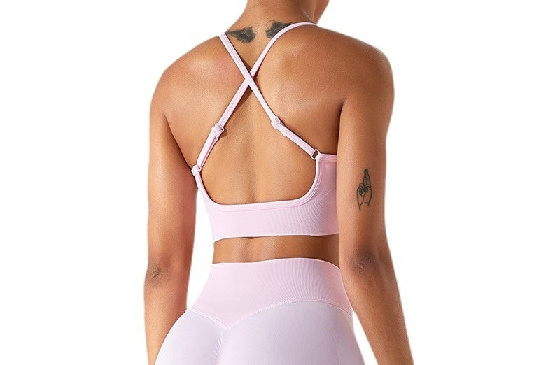 319# AL Women Yoga Bra And Shorts Set