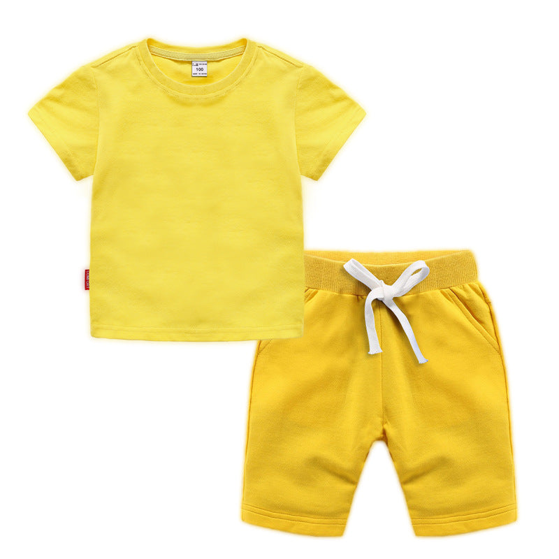 E1523-2# Kids Shirts And Shorts Set