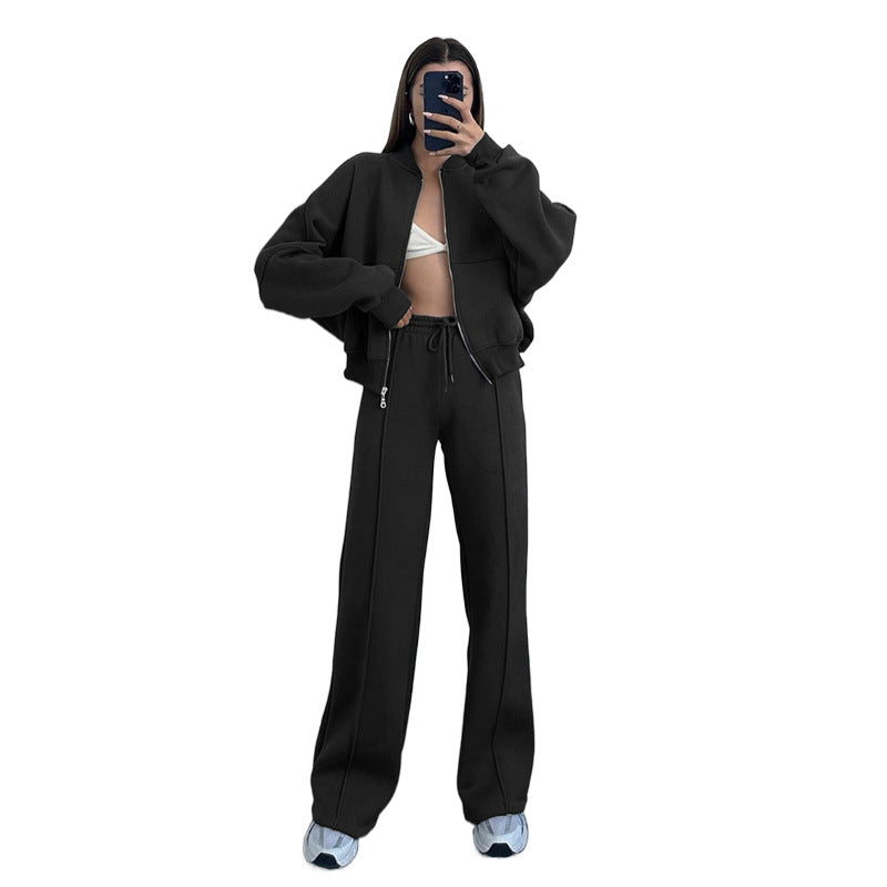 561# A Women 3D Logo Hoodie Pants Set