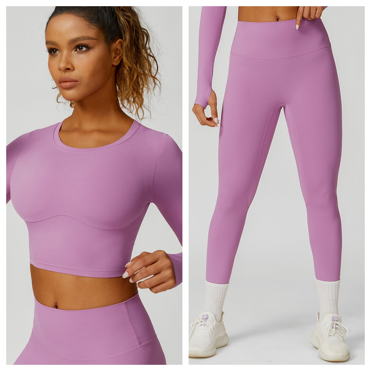 560# A Women Yoga Shirts Pants Set