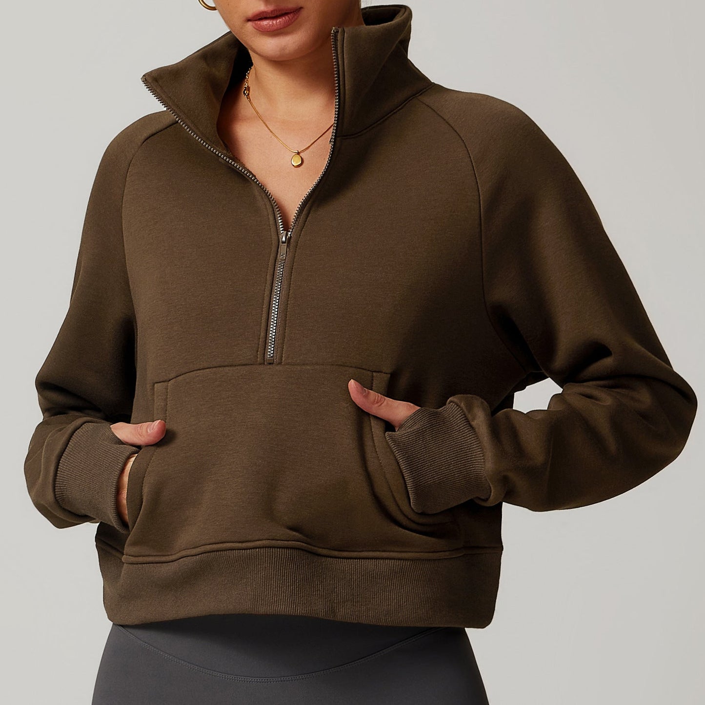 L3691# Women Polar Fleece Sweatshirt