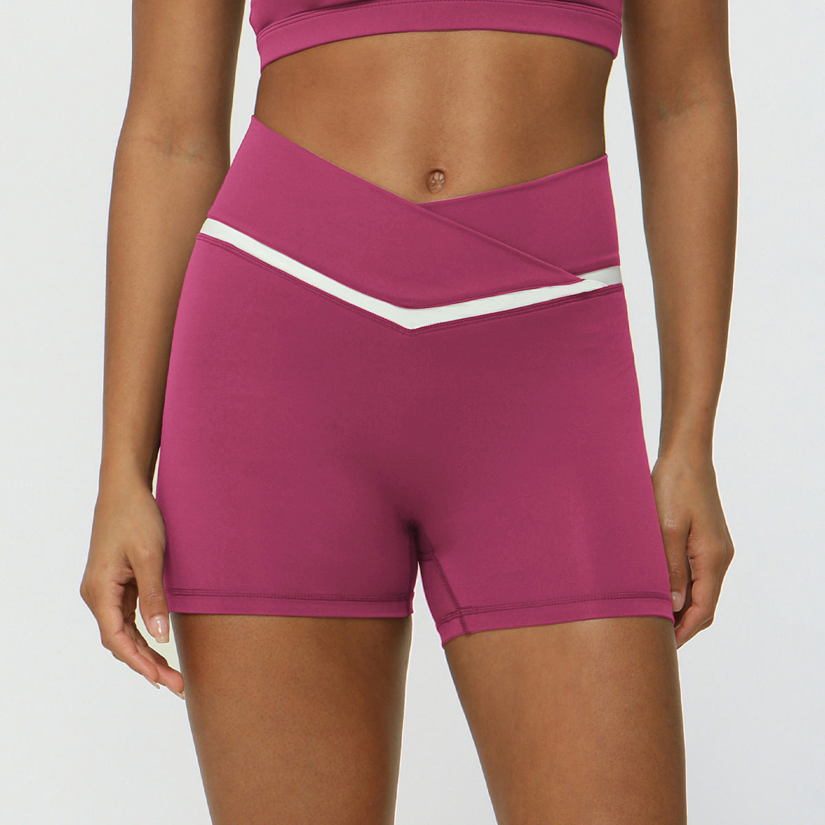 503# A Women Yoga Bra Shorts Set