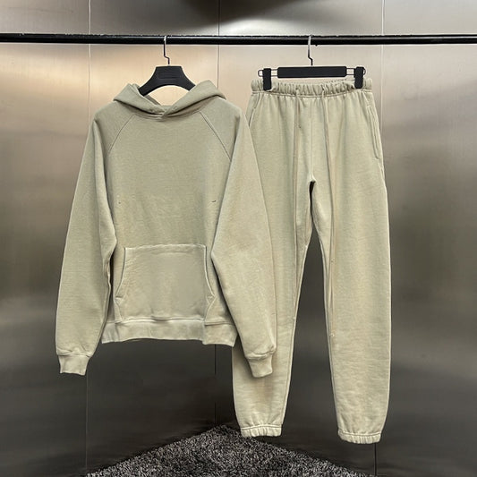 E1083#  Fleece Hoodie and Pants Set