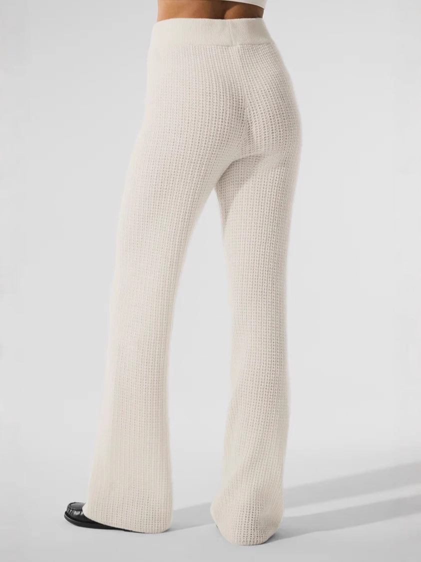 682# A Women Knitted sweater Pants Set