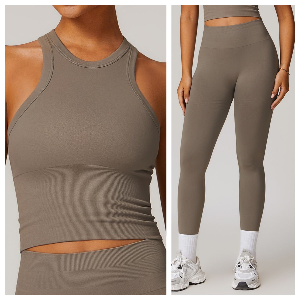 498# A Women Yoga Tank Pants Set