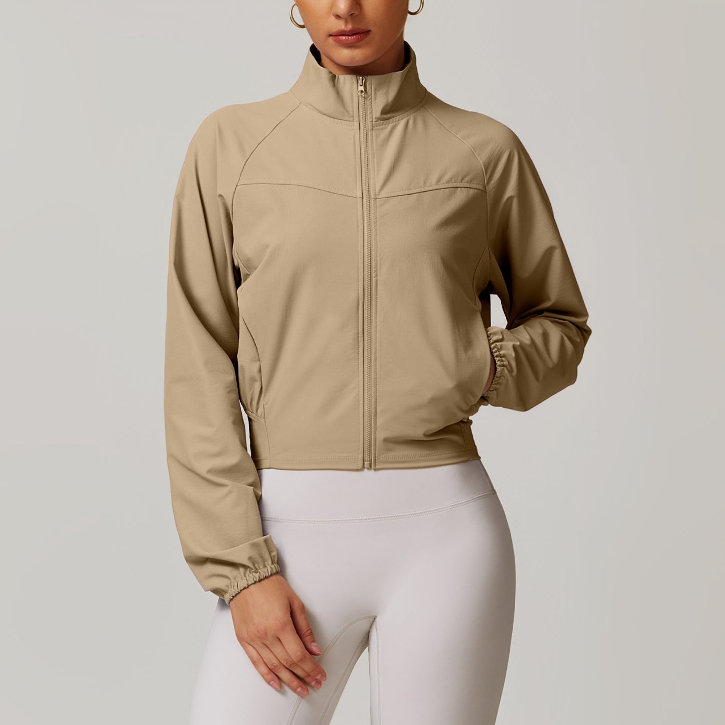 579#A Women Yoga Jackets