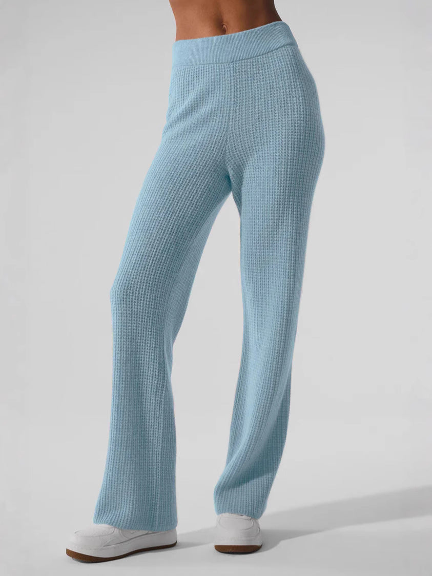 682# A Women Knitted sweater Pants Set