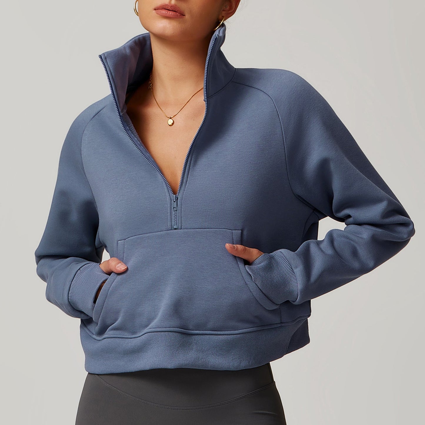 L3691# Women Polar Fleece Sweatshirt