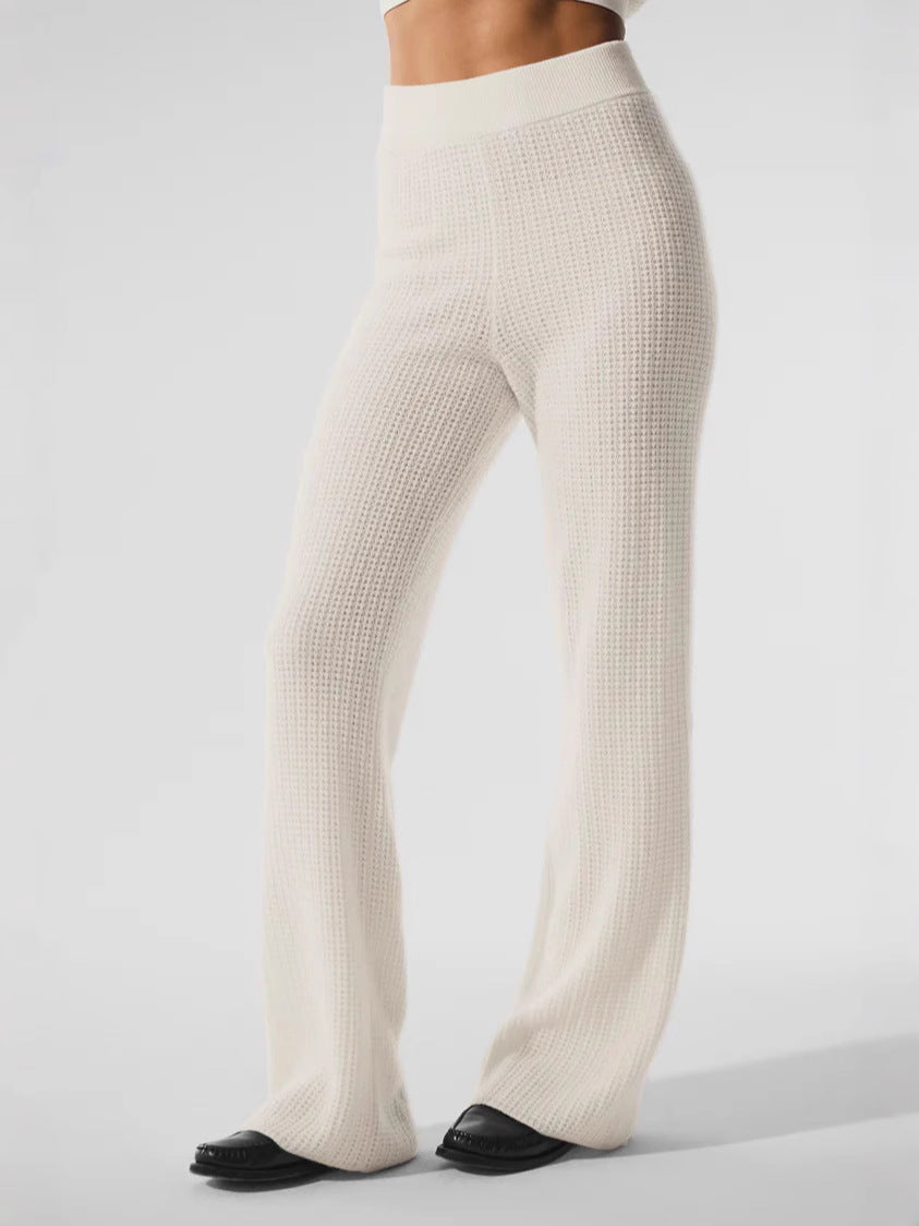 682# A Women Knitted sweater Pants Set