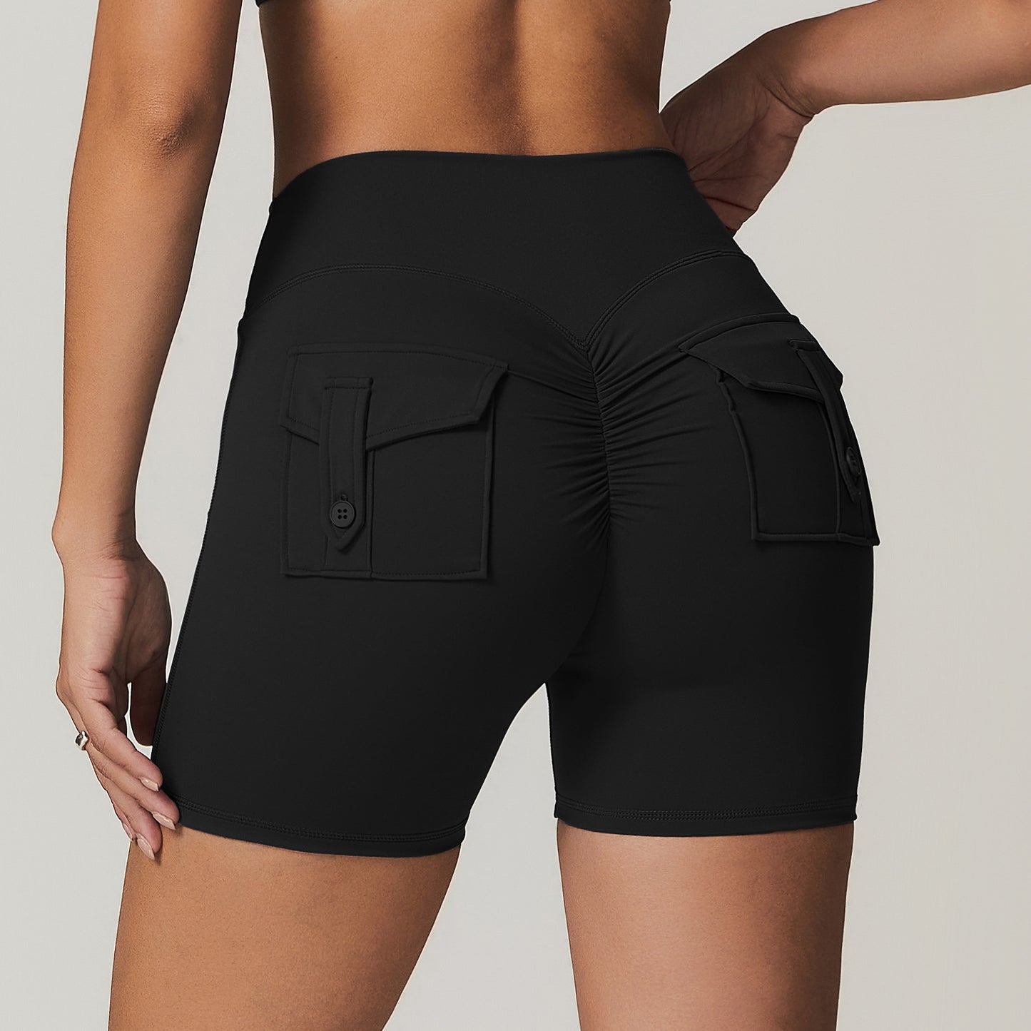 501# A Women Yoga Bra Shorts Set