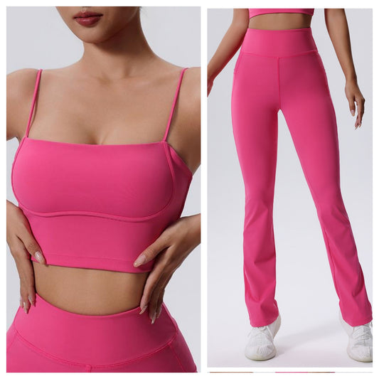 488# AL Women Yoga Bra Pants Set