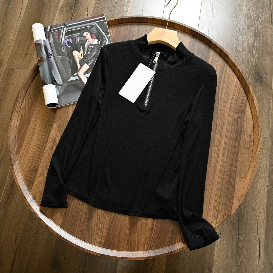 L3466# GX Women Stand-Neck Long-Sleeved shirts