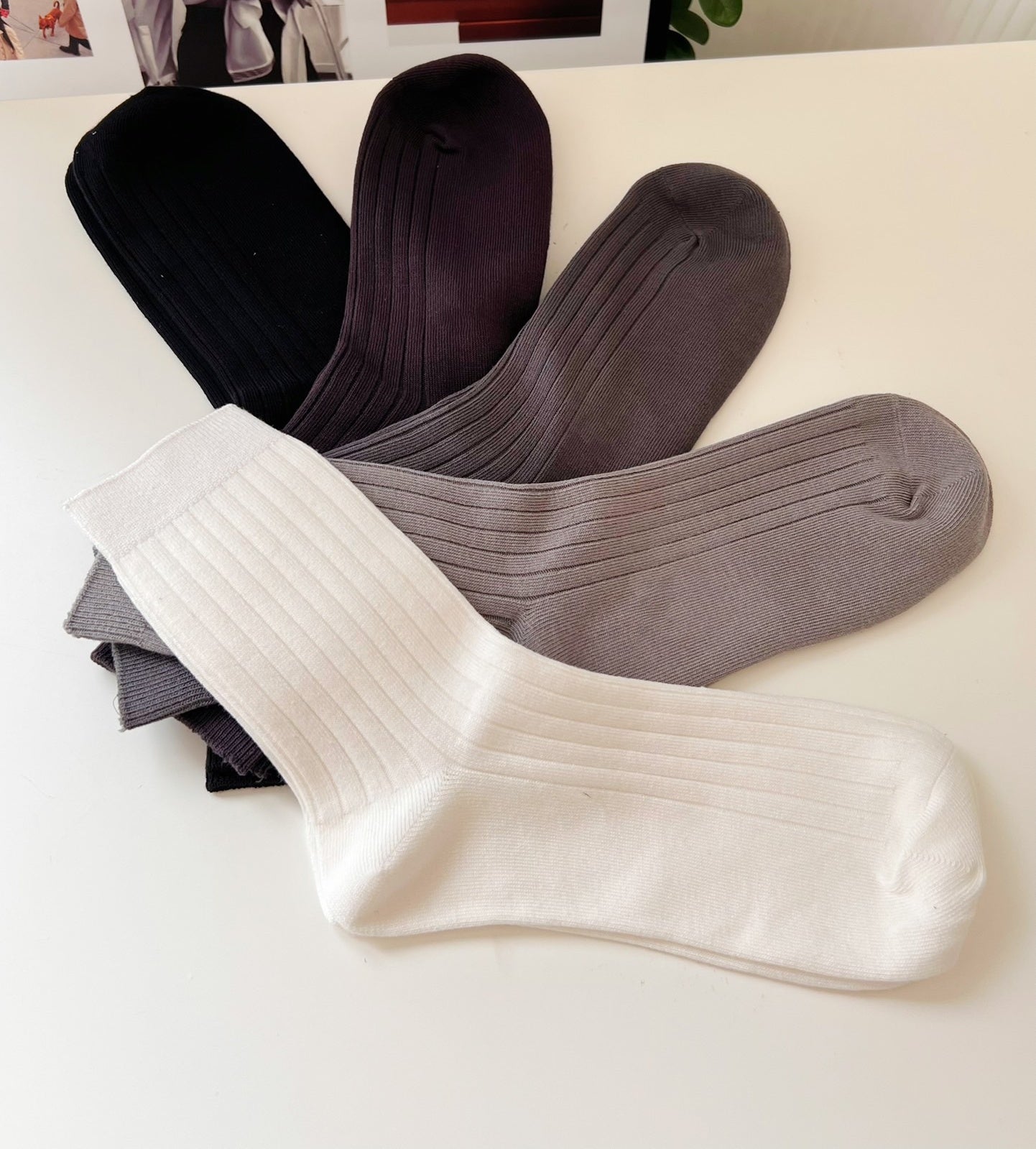 L3821#XY Men Socks 5 Pairs/Set