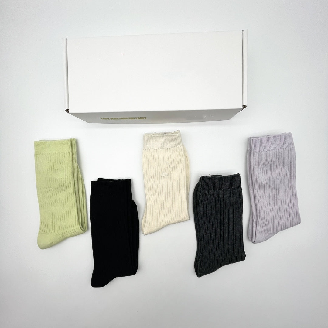 L3488# XY Women Cotton Socks 5Pairs/Set