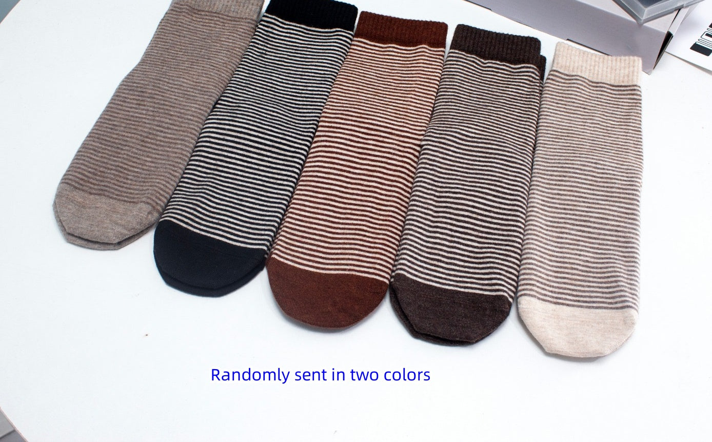 L3690#XY LULU Cashmere Socks 2 Pairs/Set