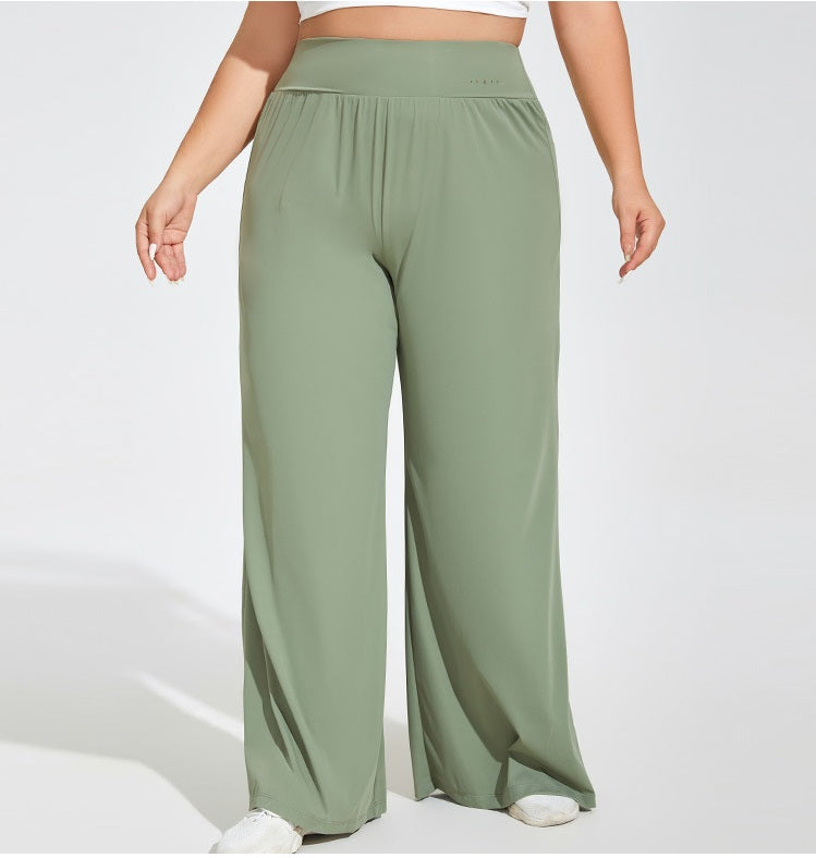 1610# Plus Bell Bottom Pants