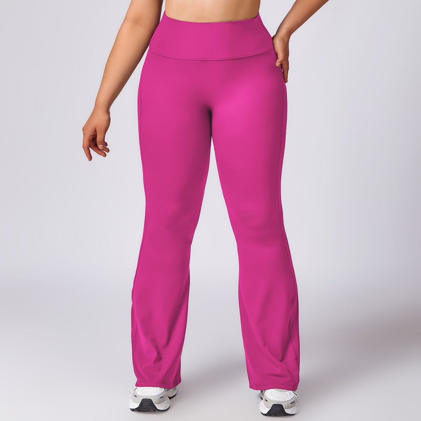 L3057# Women Large Size Yoga Bell Botton Pants