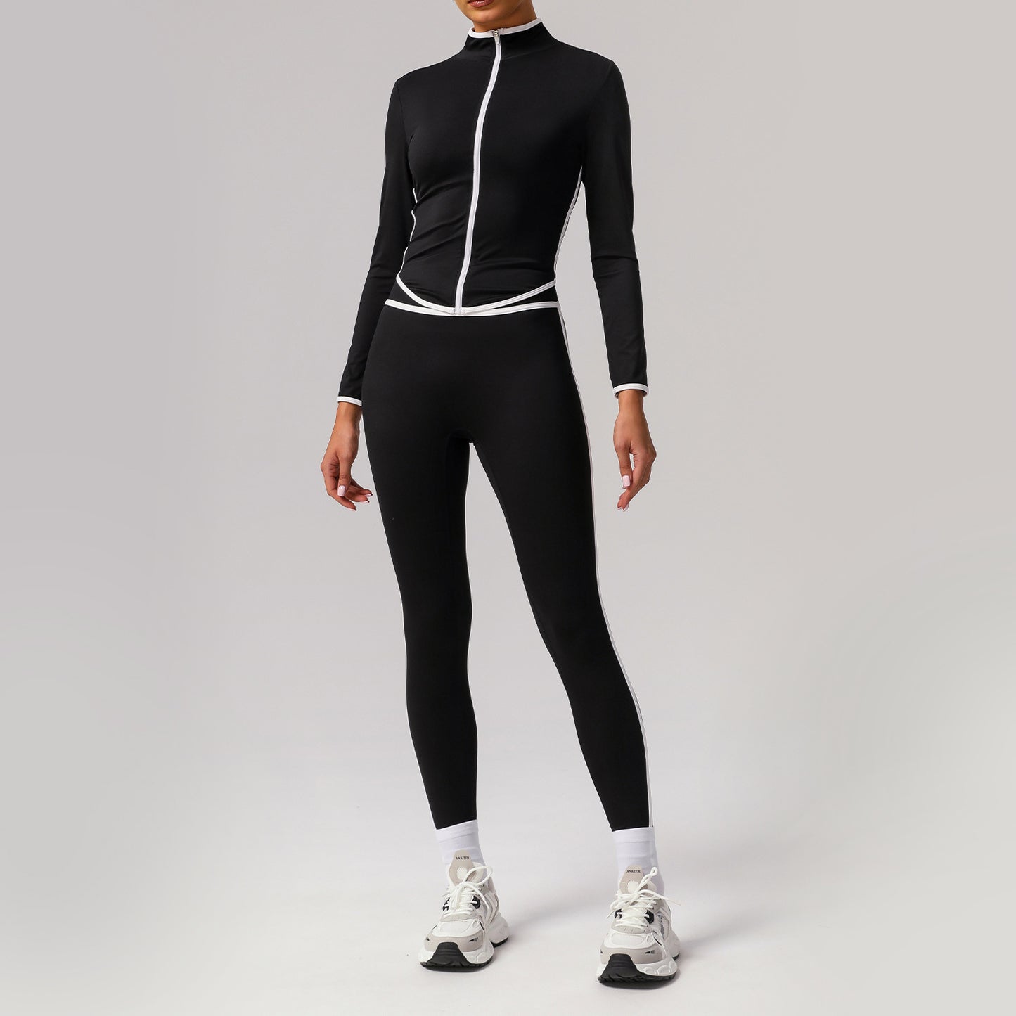 677# A Women Yoga Jackets Pants Set