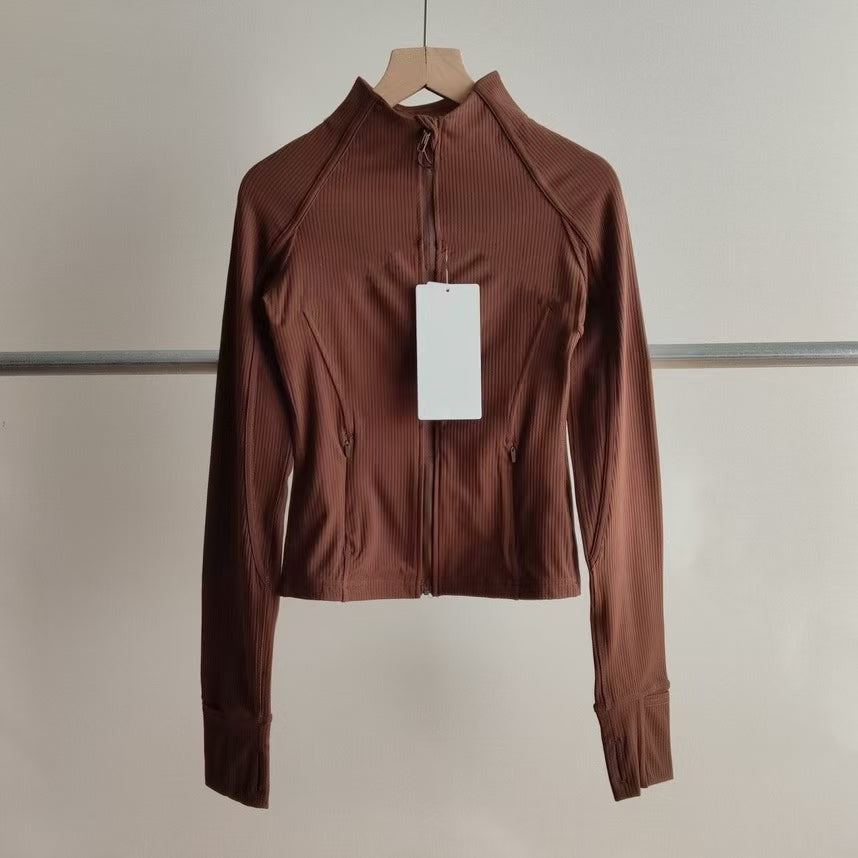 L3948# FB Women Ribbed  Jackets