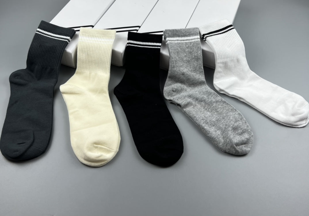 565# A Unisx Cotton Socks 5Pairs/Set