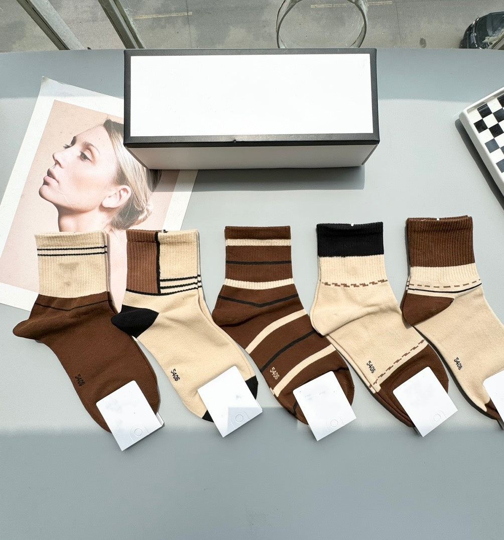 E3963# Unisex Socks 5Pairs/Set