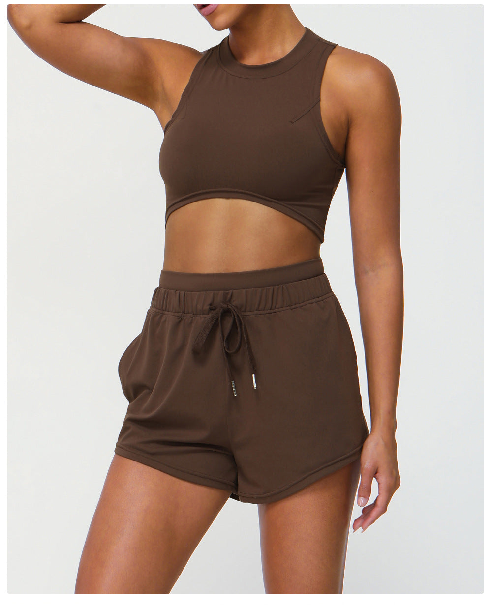 441# AL Women Yoga Tank And Shorts Set