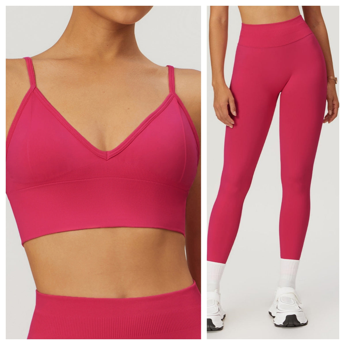 408# AL Women Yoga Bra And Pants Set