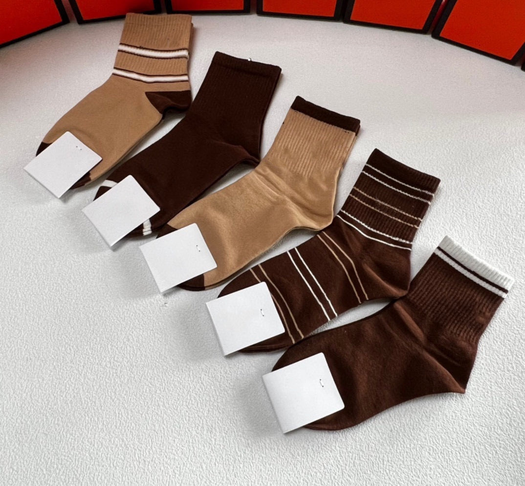 E3766# Unisex Socks 5Pairs/Set