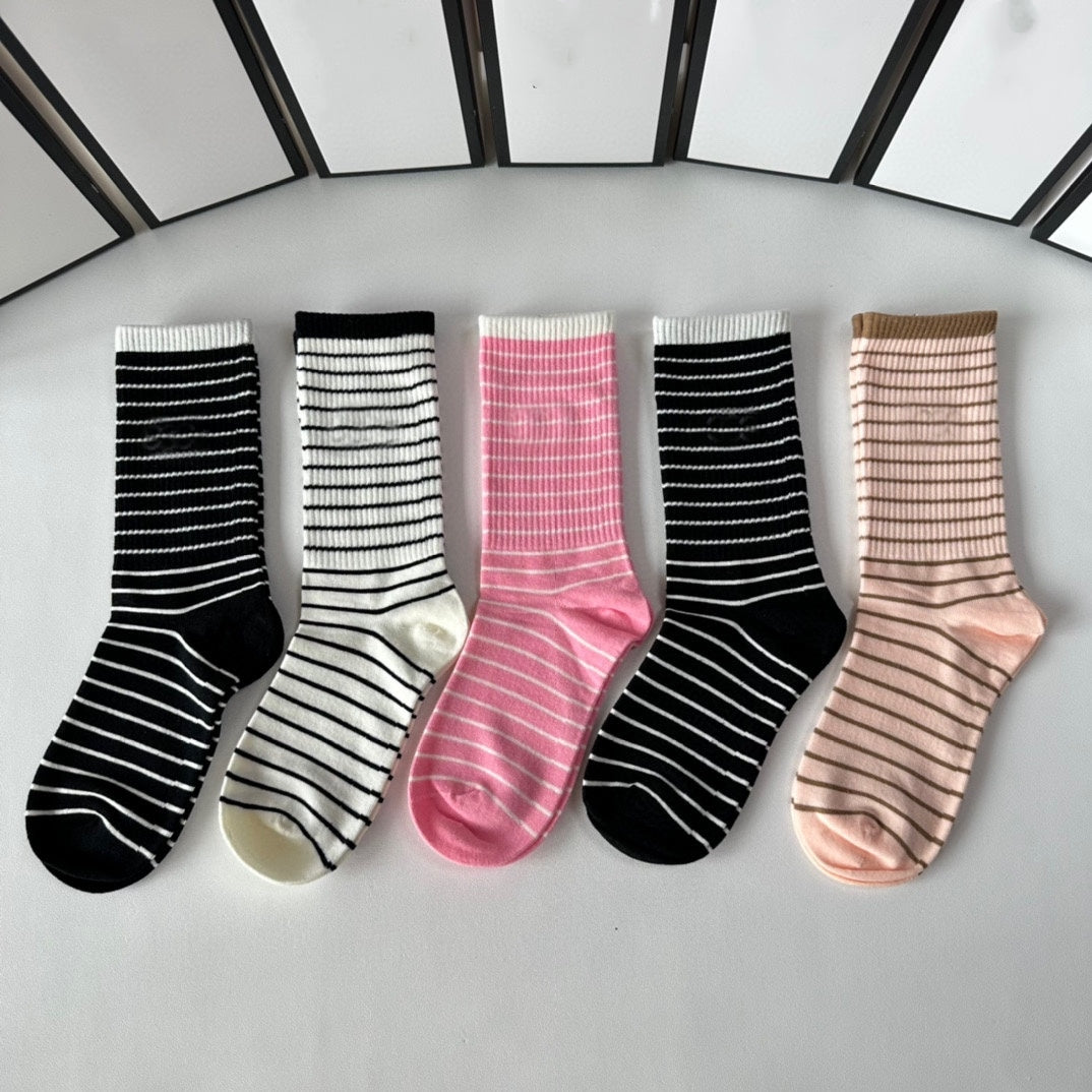 E3442# Unisex Socks 5Pairs/Set