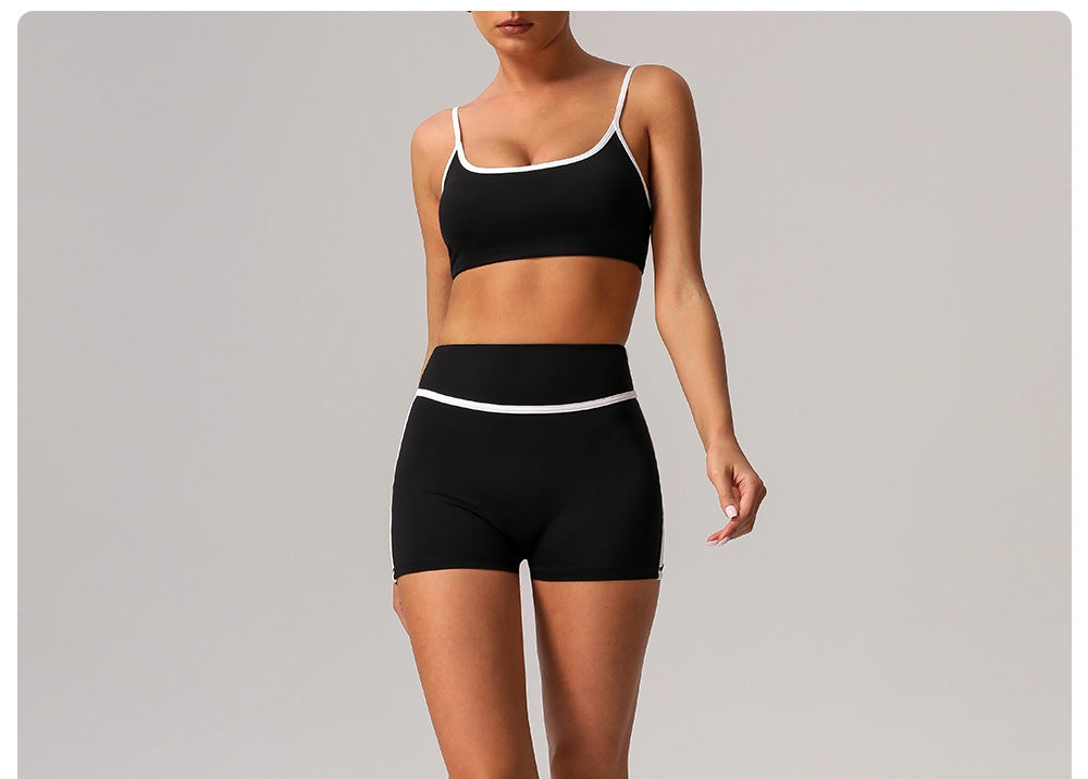 676# A Women Yoga Bra Shorts Set