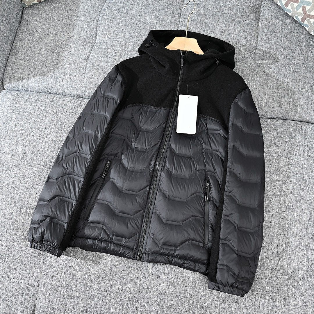 L3830#GX Men Large Size Hooded Down Coat