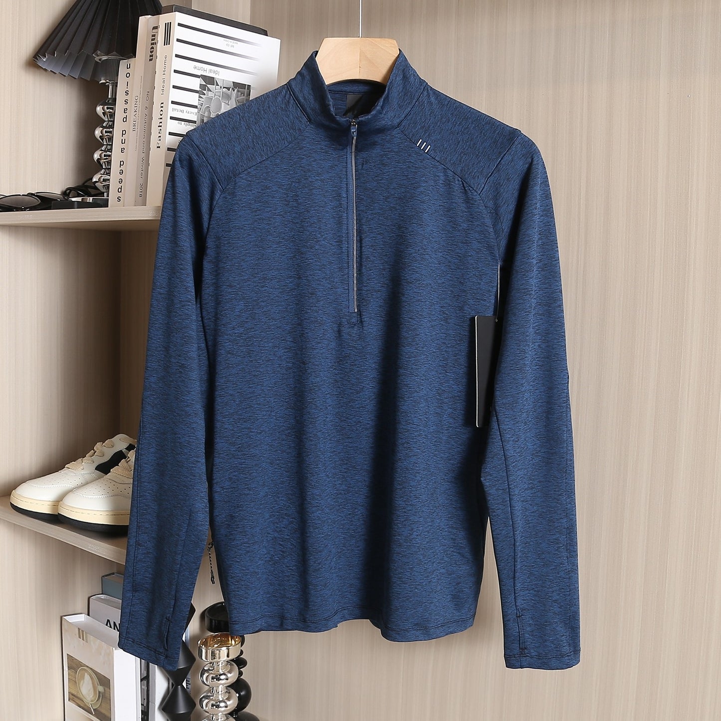 L3324# Men Half Zip Sweatshirts