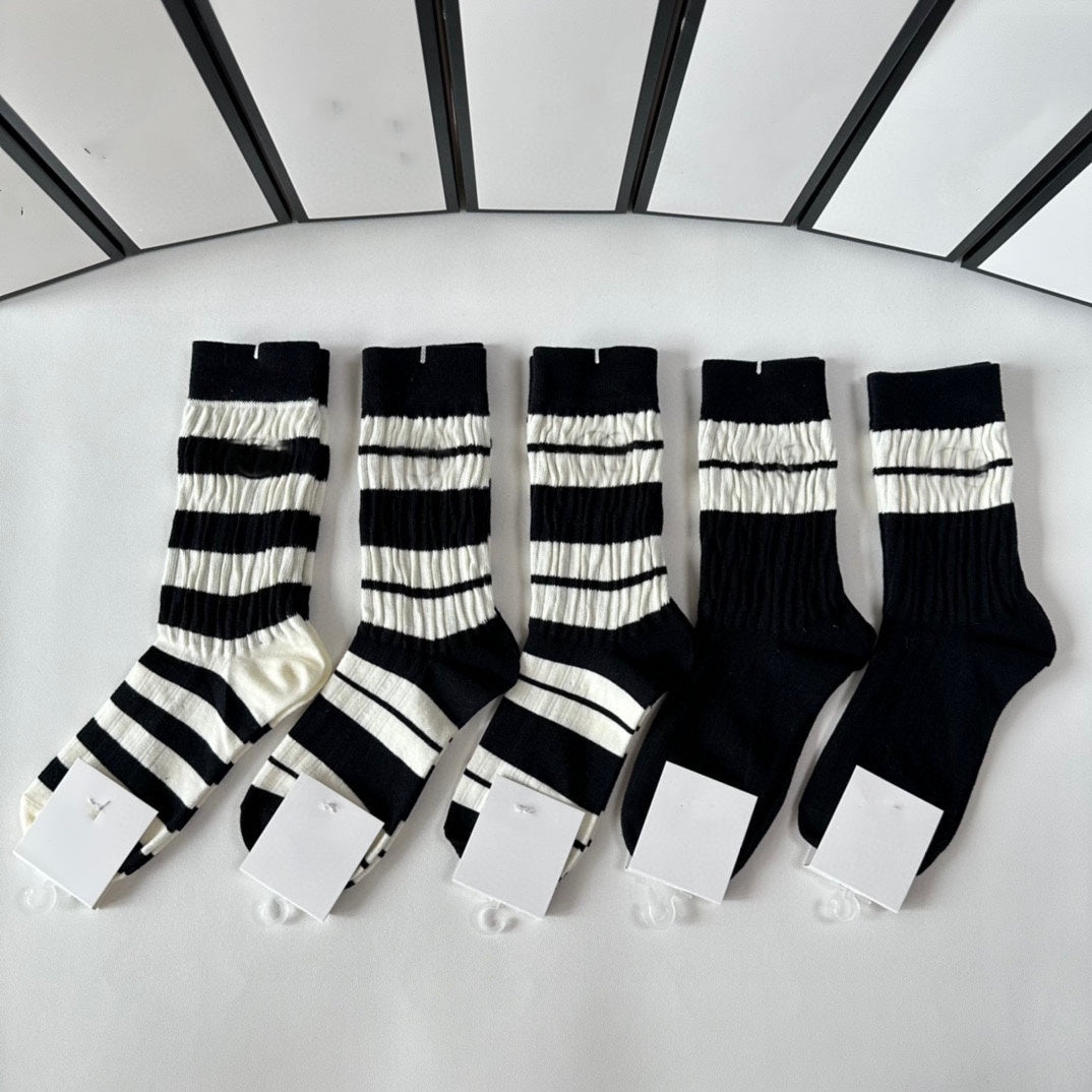 E3465#  Unisex Socks 5Pairs/Set