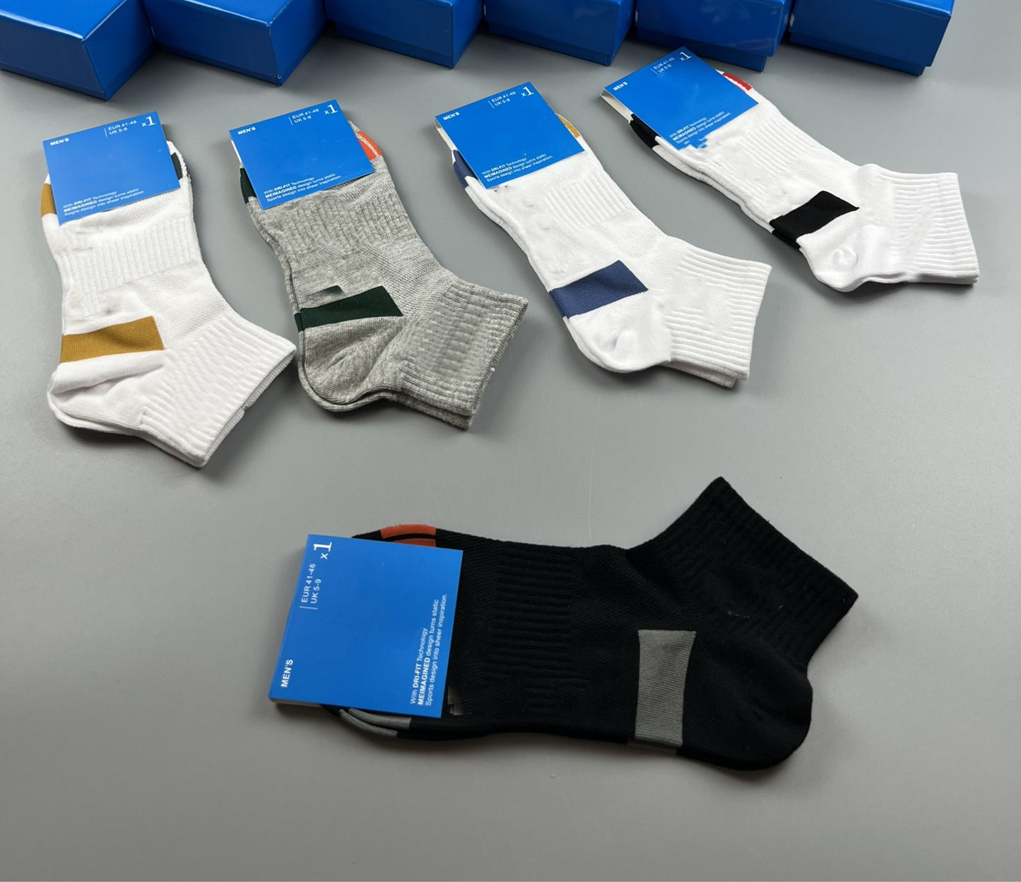 E3627#  Unisex Socks 5Pairs/Set