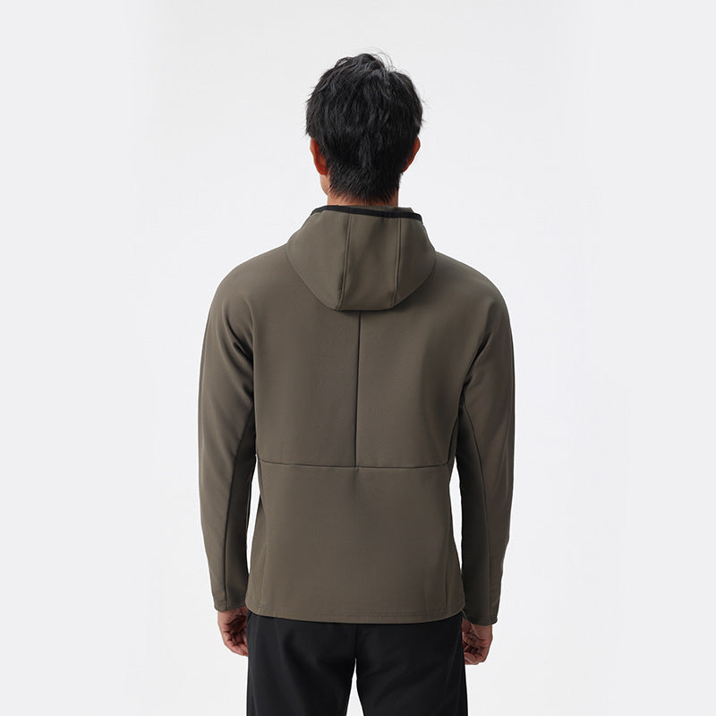 L3604#  Men Haif Zip Hoodies