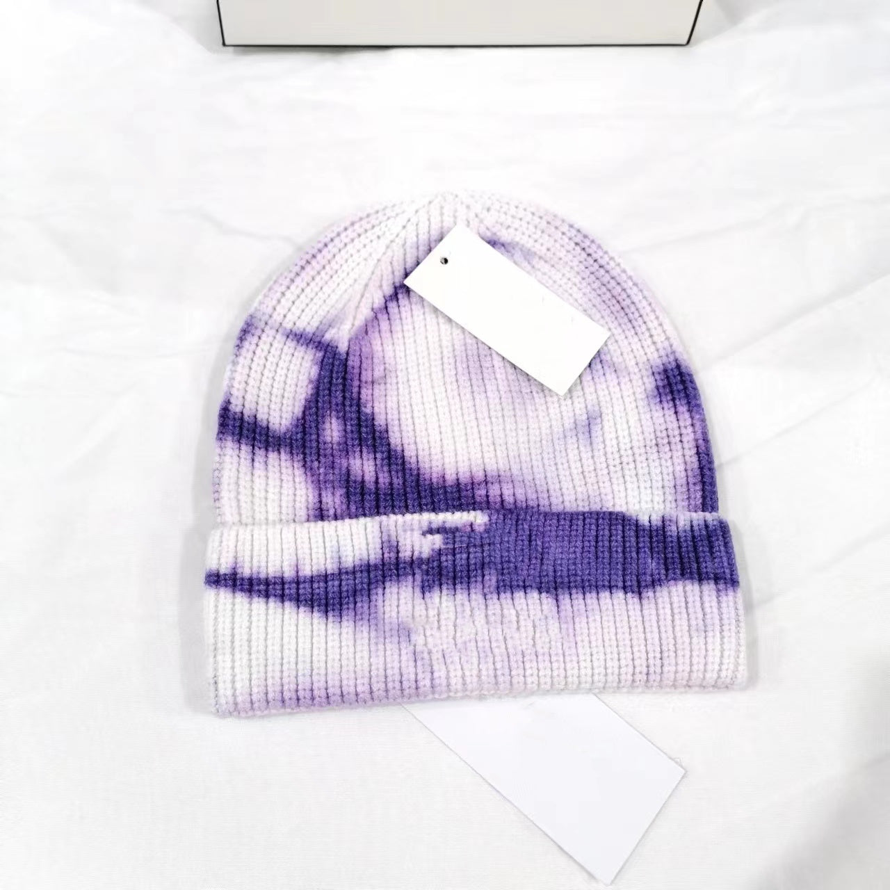 E0878# tie-dye knitted hat