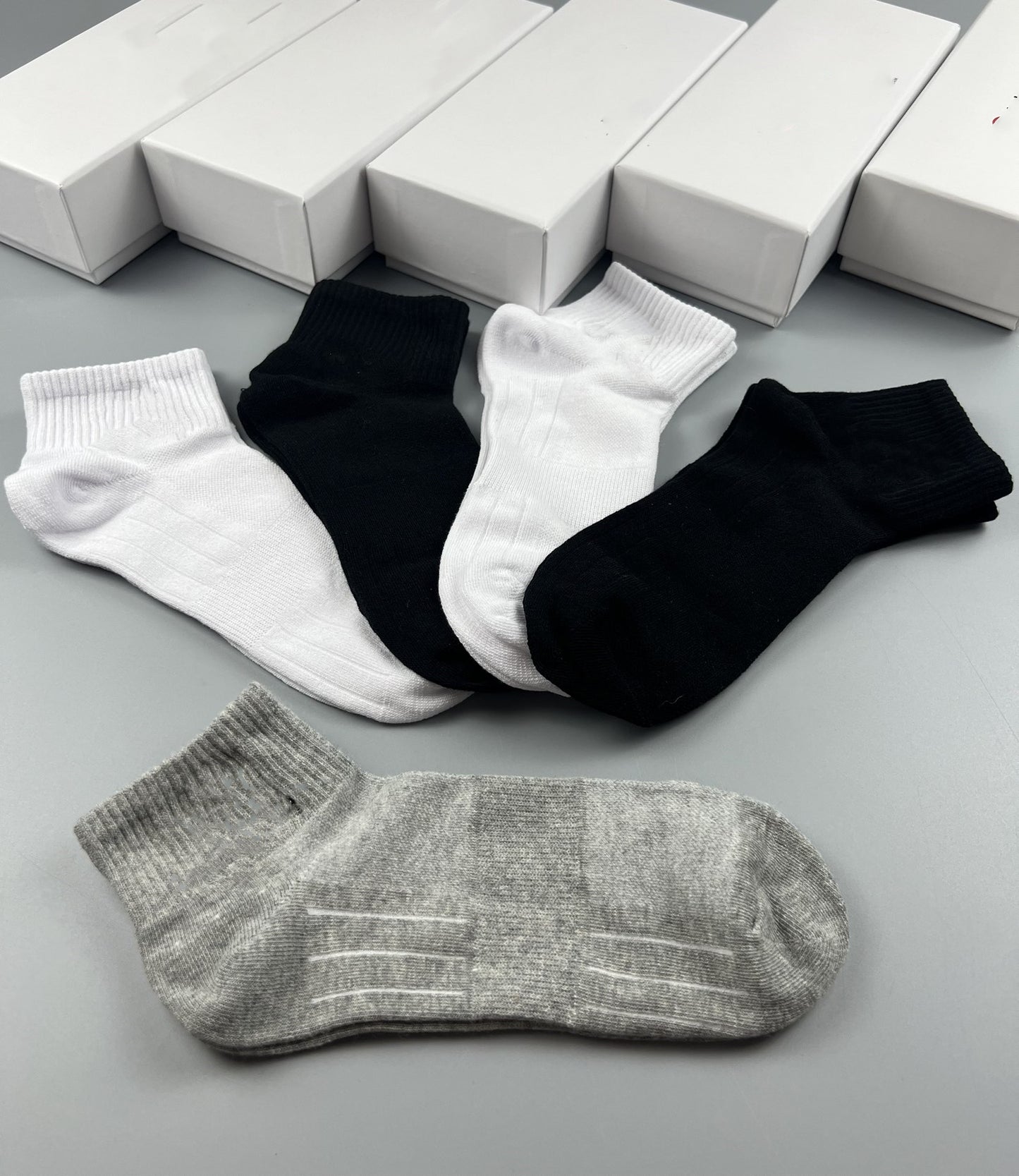 L3508#  Unisex Cotton Socks 5Pairs/Set