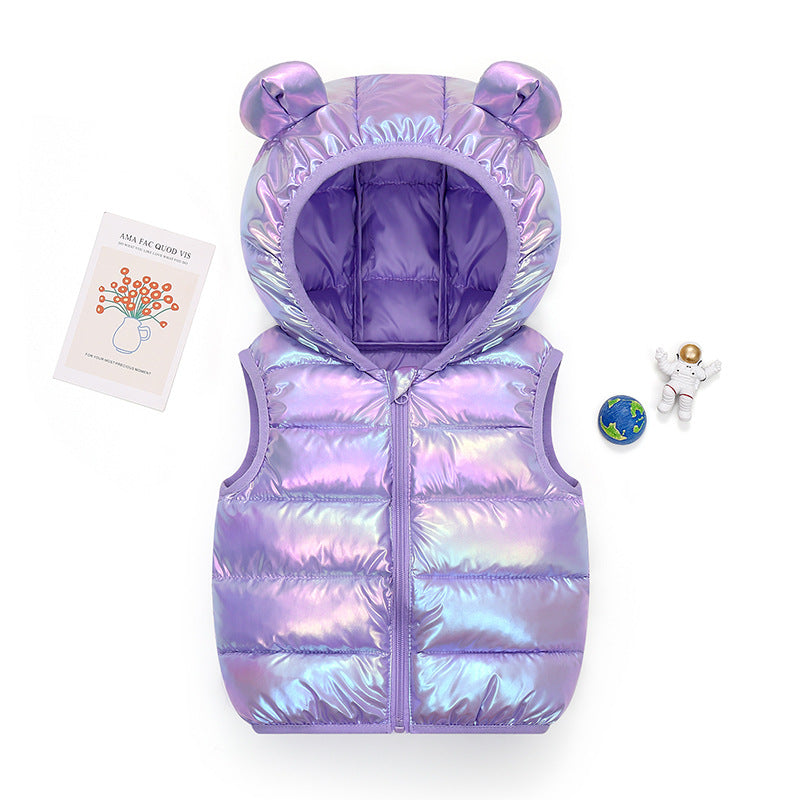 1477#Kids cotton vest